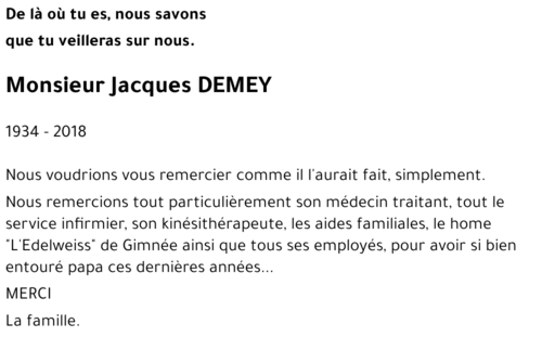 Jacques DEMEY