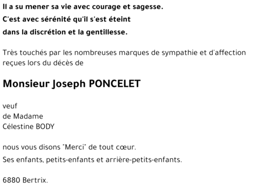 Joseph PONCELET