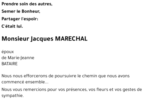 Jacques MARECHAL