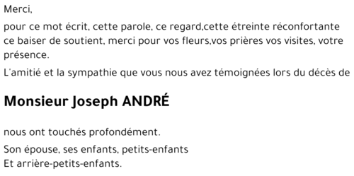 Joseph ANDRE