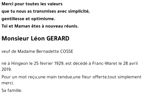 Léon GERARD