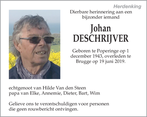 Johan Deschrijver