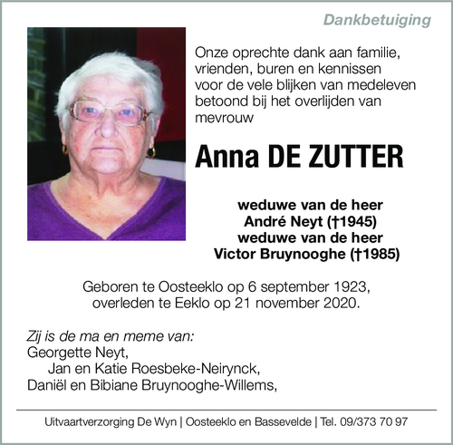 Anna De Zutter