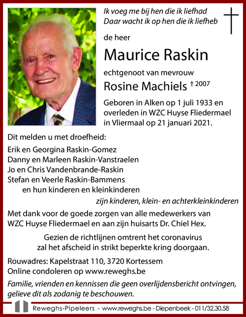 Maurice Raskin