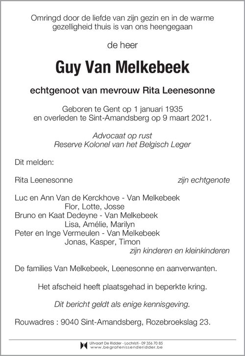 Guy Van Melkebeek