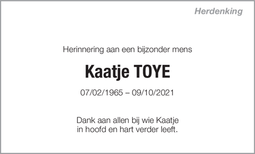 Kaatje Toye