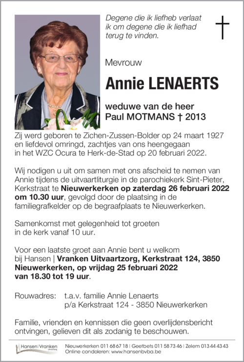 Annie LENAERTS