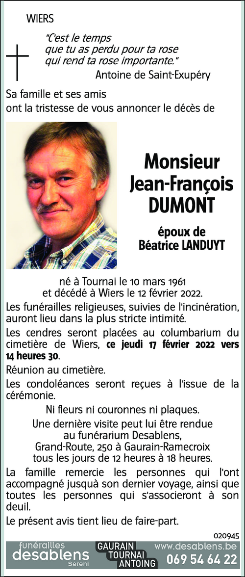 Jean-François DUMONT