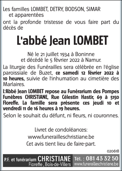 Jean LOMBET