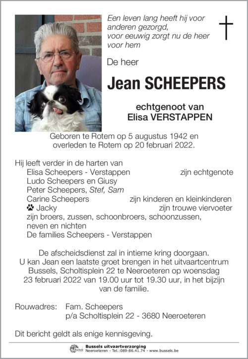 Jean SCHEEPERS