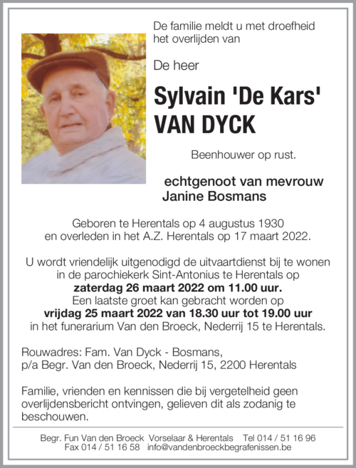 Sylvain Van Dyck
