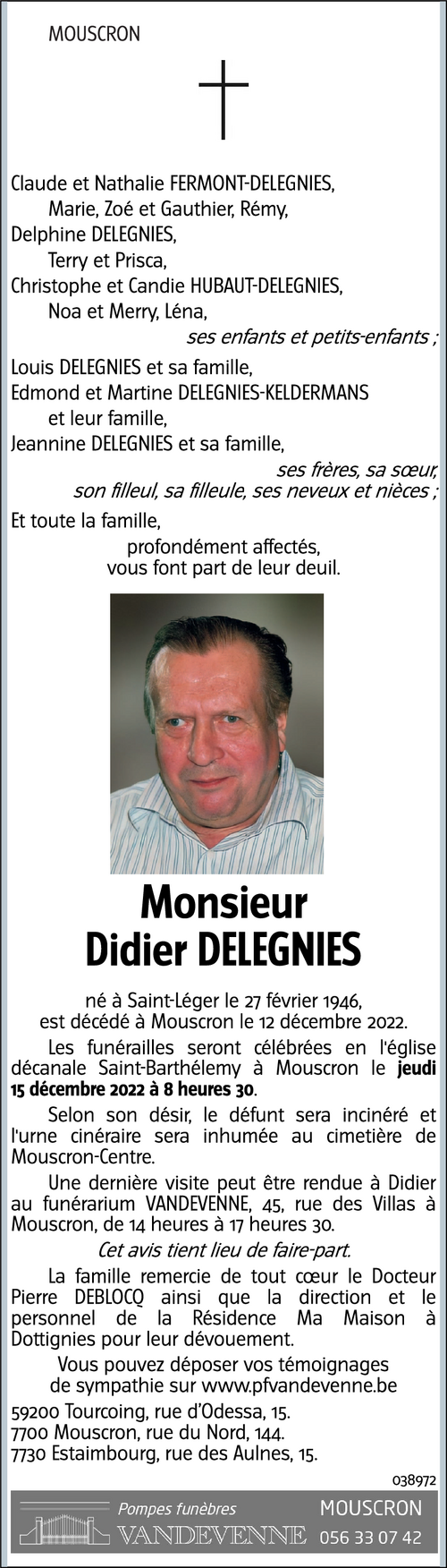 Didier DELEGNIES