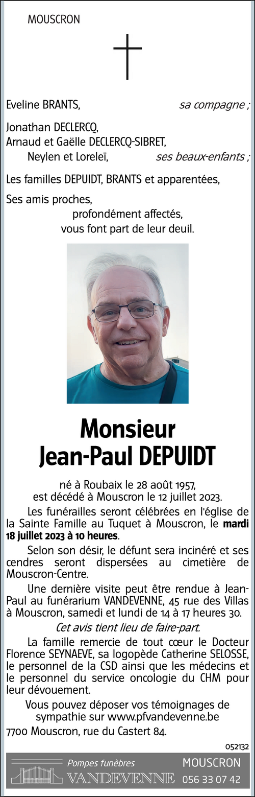 Jean-Paul DEPUIDT