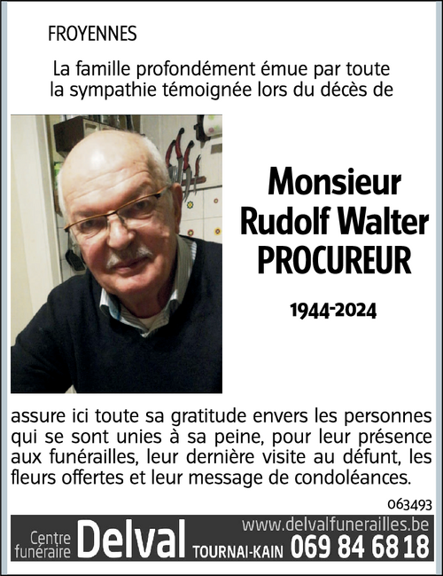 Rudolf Walter Procureur.