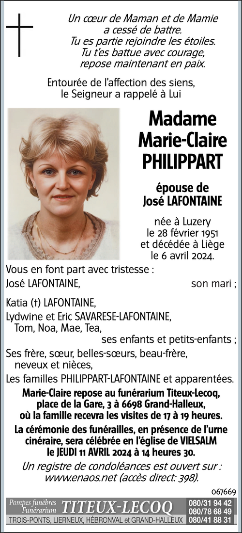 Marie-Claire PHILIPPART