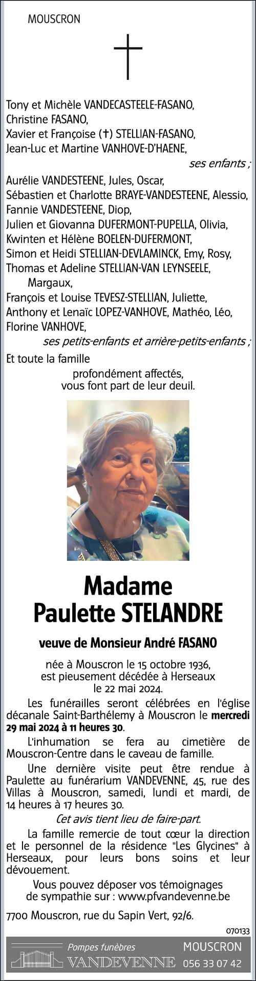 Paulette STELANDRE