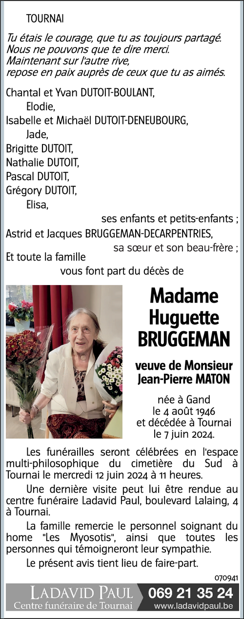 Huguette BRUGGEMAN