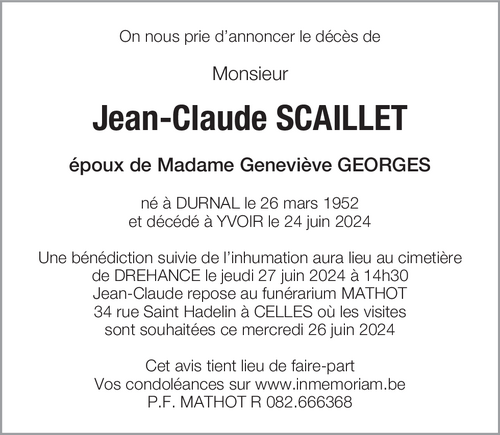 Jean-Claude Scaillet