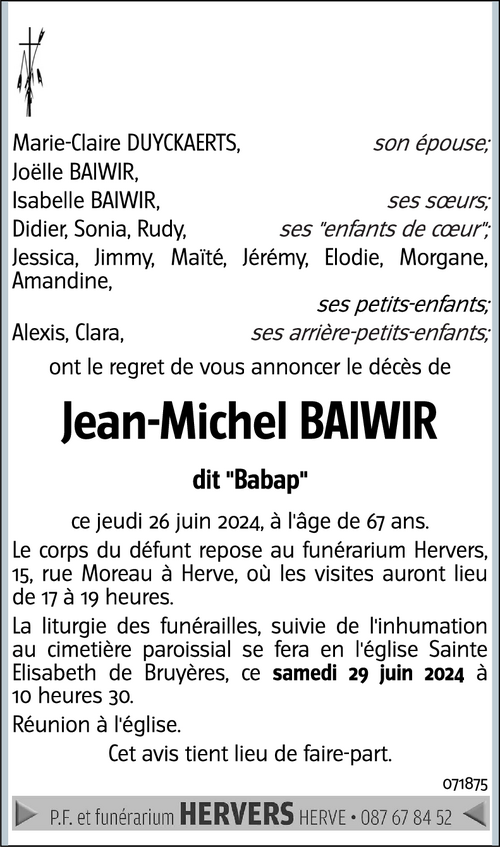 Jean-Michel BAIWIR