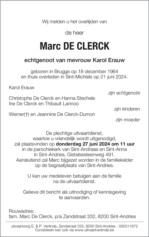 Marc De Clerck