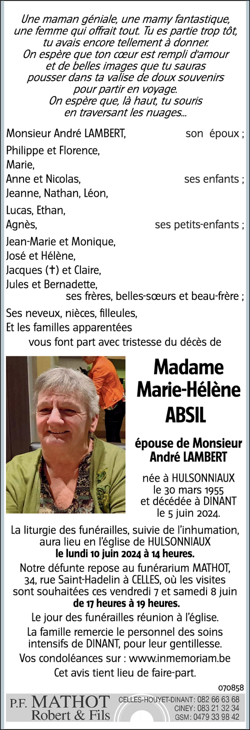 Marie-Hélène ABSIL