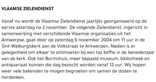 Vlaamse Zielendiest -