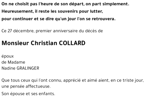 Christian COLLARD