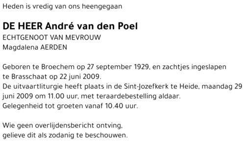 André van den Poel