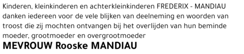 Rooske Mandiau