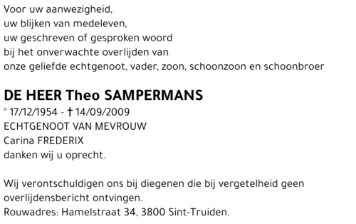 Theo Sampermans