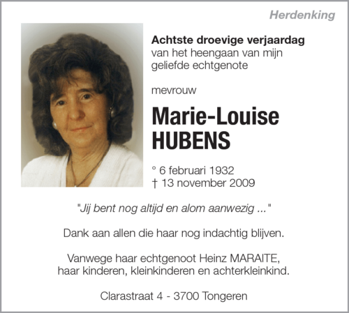 Marie-Louise Hubens