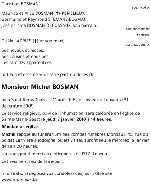 Michel BOSMAN