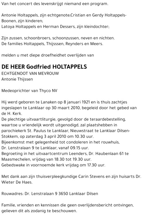 Godfried Holtappels
