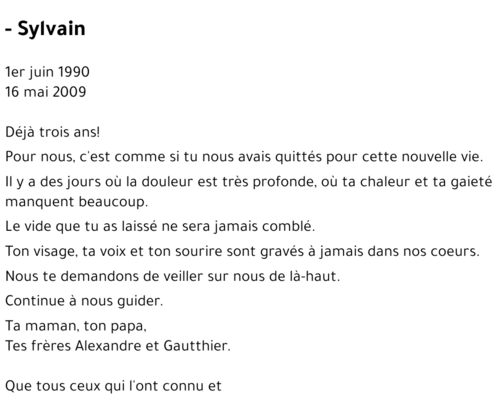 Sylvain 