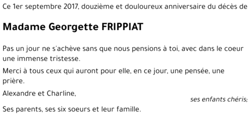 Georgette FRIPPIAT