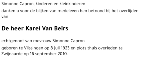 Karel Van Beirs