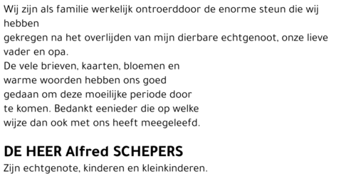 Alfred SCHEPERS