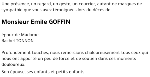 Emile GOFFIN