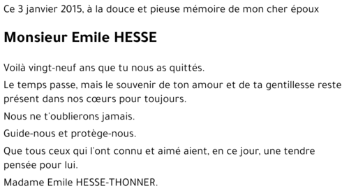 Emile HESSE