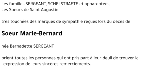 Marie-Bernard -