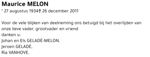 Maurice Melon