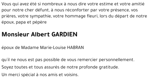 Albert GARDIEN