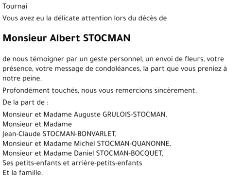 Albert STOCMAN