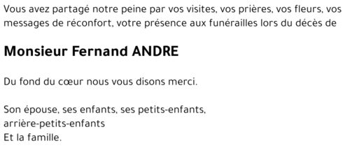 Fernand ANDRE