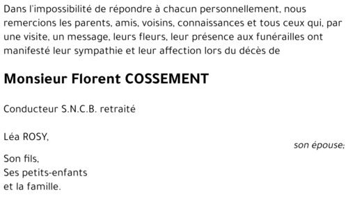 Florent COSSEMENT