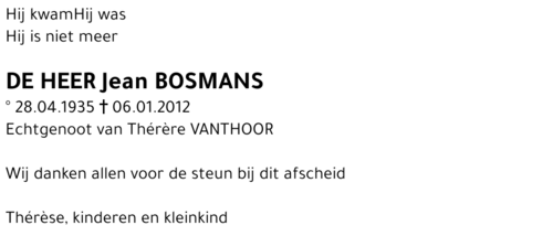 Jean BOSMANS