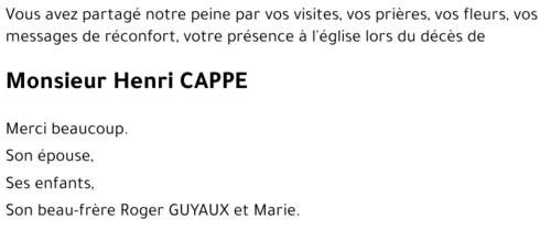 Henri CAPPE