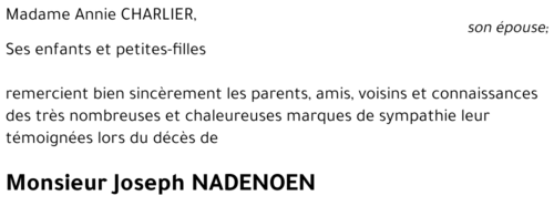 Joseph NADENOEN