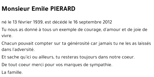 Emile PIERARD