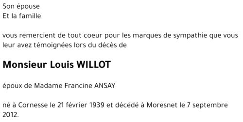 Louis WILLOT